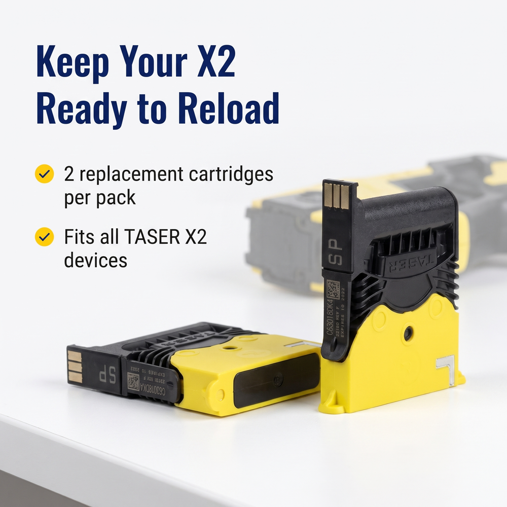 taser174-x2-reload-air-cartridges-2-pack Keep Your X2 Ready to Reload