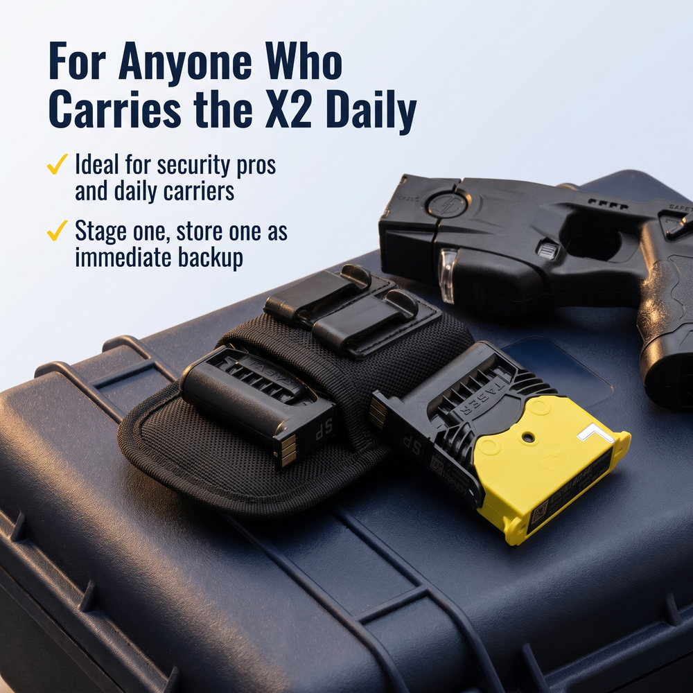 taser174-x2-reload-air-cartridges-2-pack For Anyone Who Carries the X2 Daily