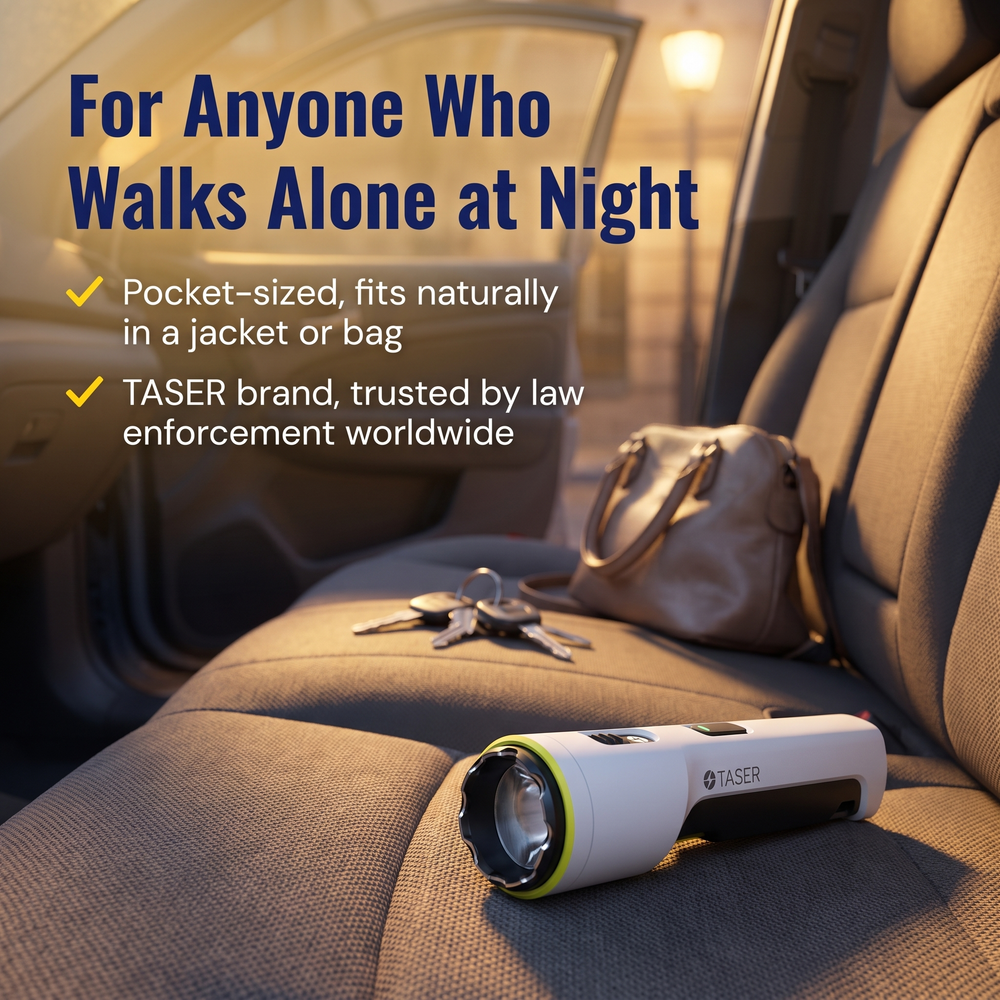 taser®-strikelight-2-rechargeable-stun-gun-flashlight For Anyone Who Walks Alone at Night