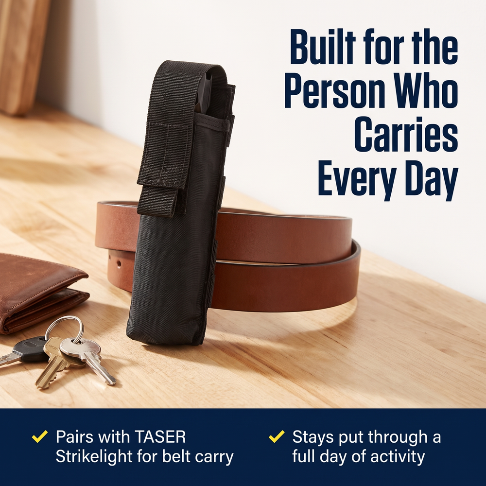 taser®-strikelight-nylon-holster-w-velcro-belt-loop Built for the Person Who Carries Every Day