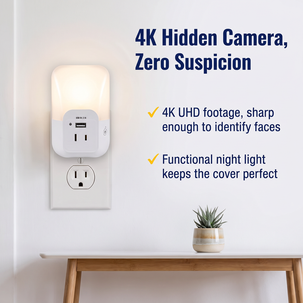 uhd-4k-night-light-outlet-tap-hidden-spy-camera 4K Hidden Camera, Zero Suspicion