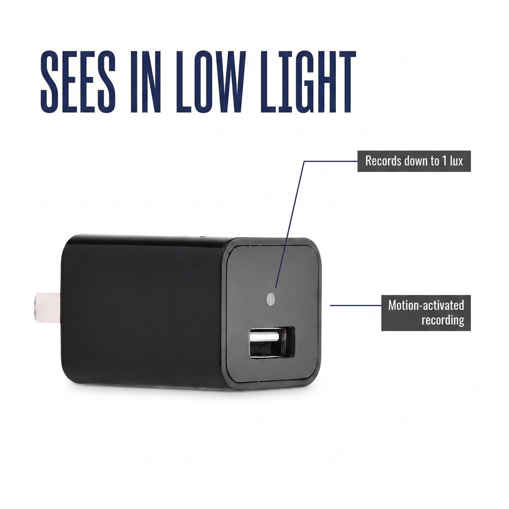 usb-cube-wall-charger-hidden-spy-camera-black-1080p-hd-wifi Sees in Near-Total Darkness