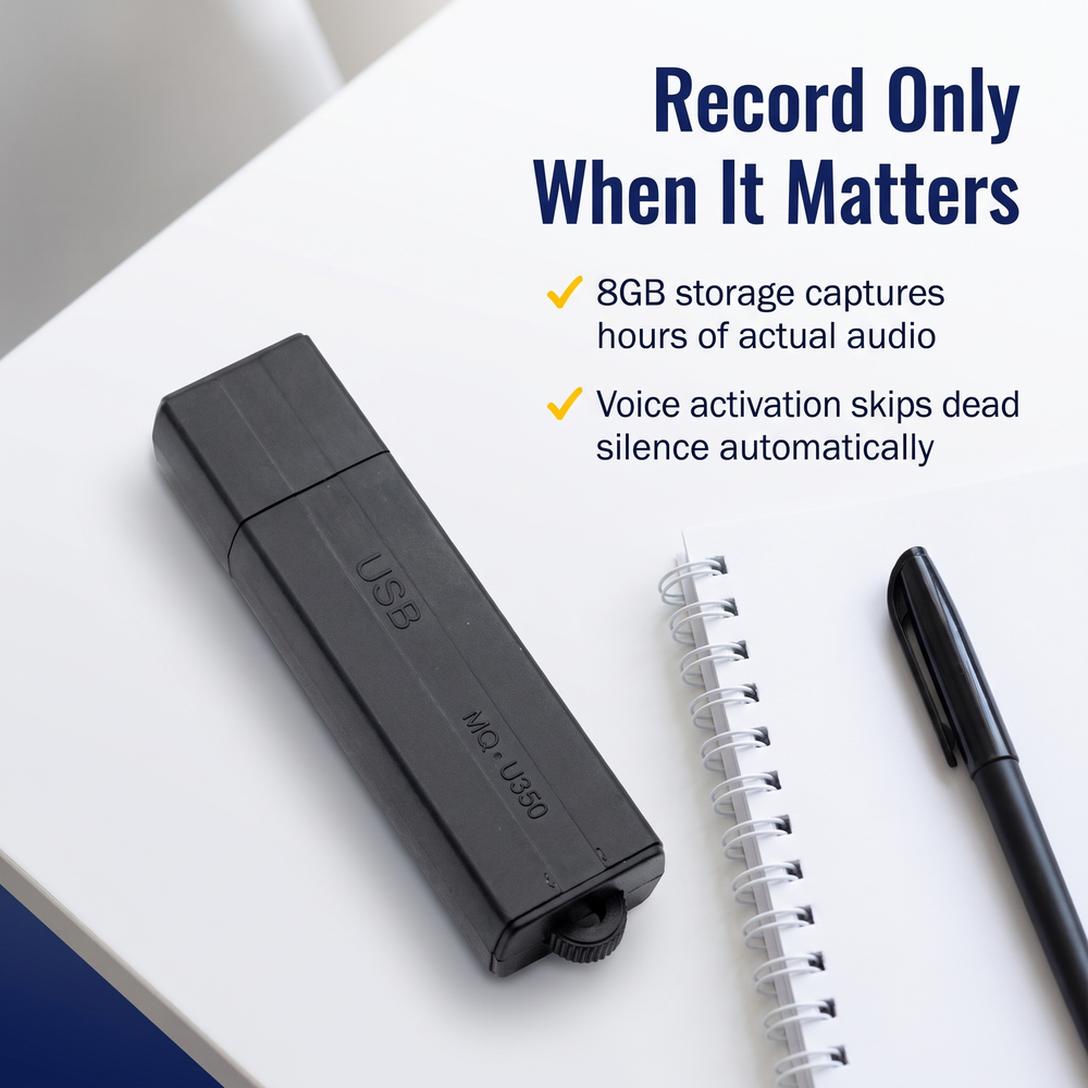 voice-activated-usb-drive-voice-recorder Record Only When It Matters
