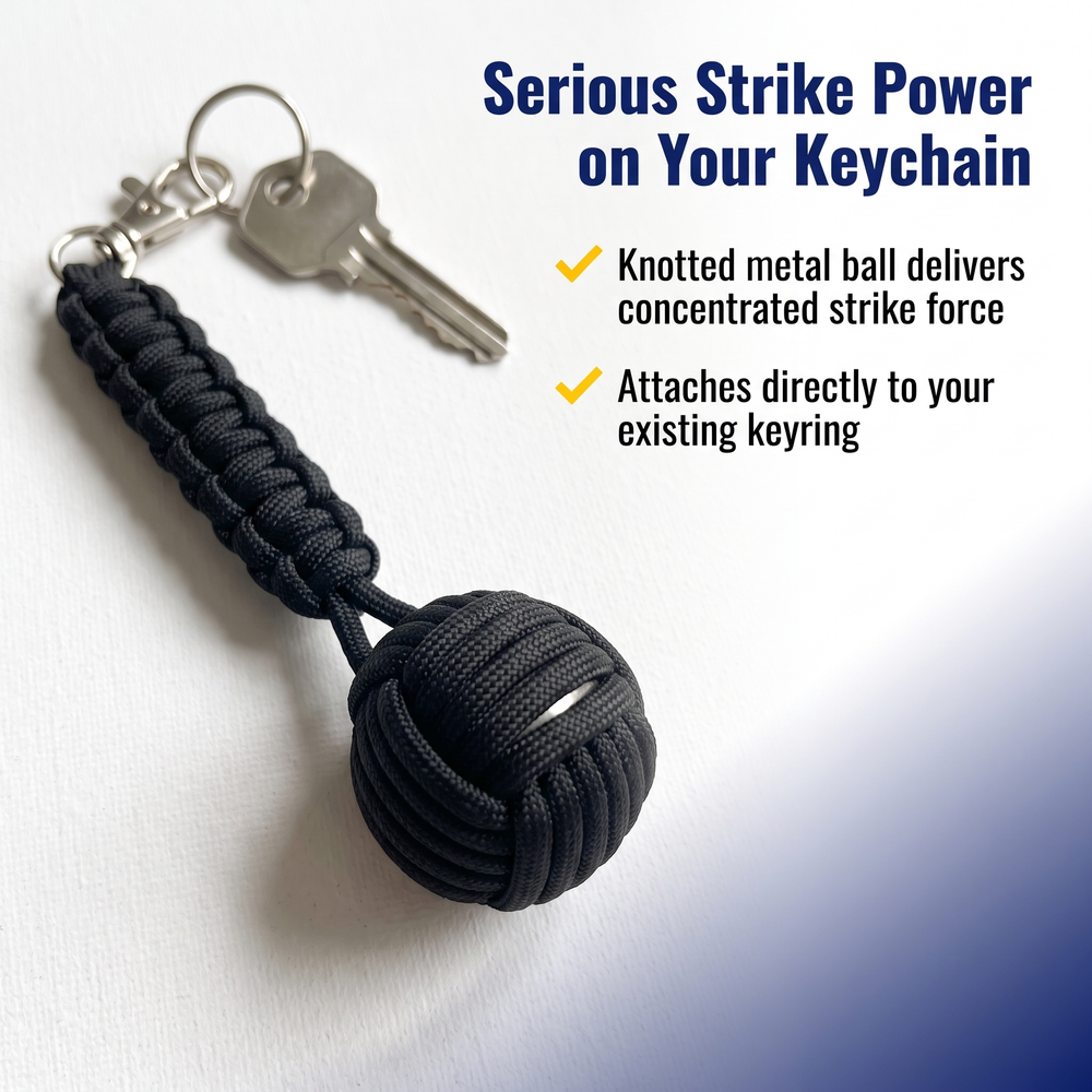 weapontek™-sap-monkey-fist-self-defense-keychain-weapon-black Serious Strike Power on Your Keychain