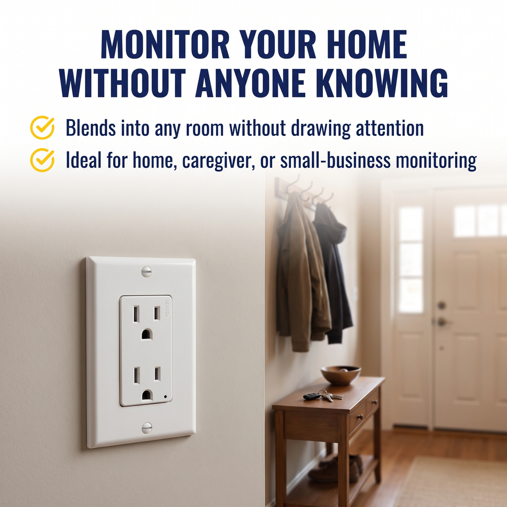 working-plug-outlet-hidden-spy-camera-4k-hd-wifi Monitor Your Home Without Anyone Knowing