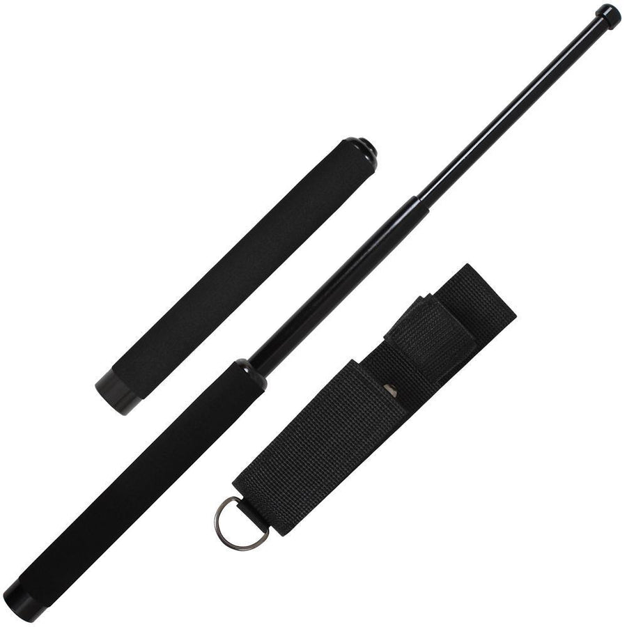 Police Force Tactical Automatic Expandable Steel Baton 21'' - The Home  Security Superstore