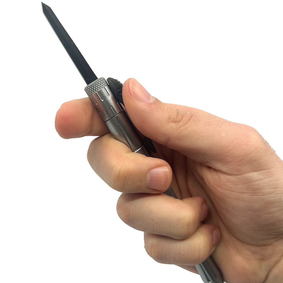 ElitEdge® Tactical Pen Concealed Automatic OTF Knife 1.75" The Home