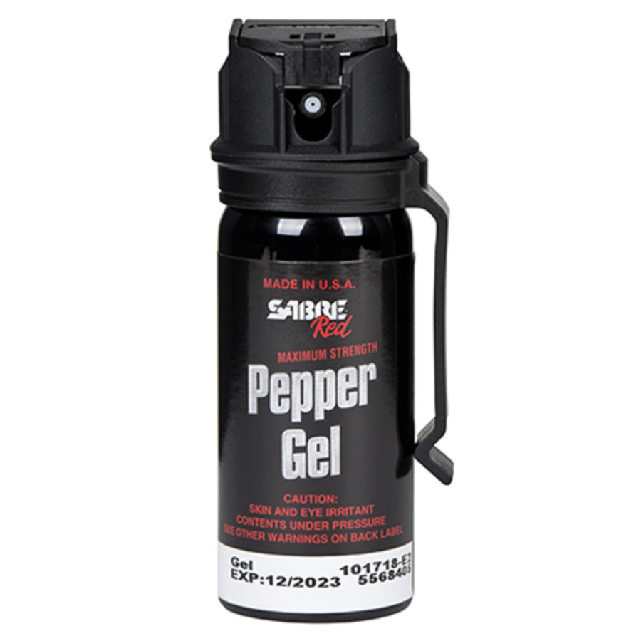 SABRE® Red Tactical Flip-Top Pepper Gel w/ Belt Clip