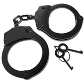 Kwik Force® Double-Lock Solid Steel Handcuffs w/ 2 Keys - Handcuffs
