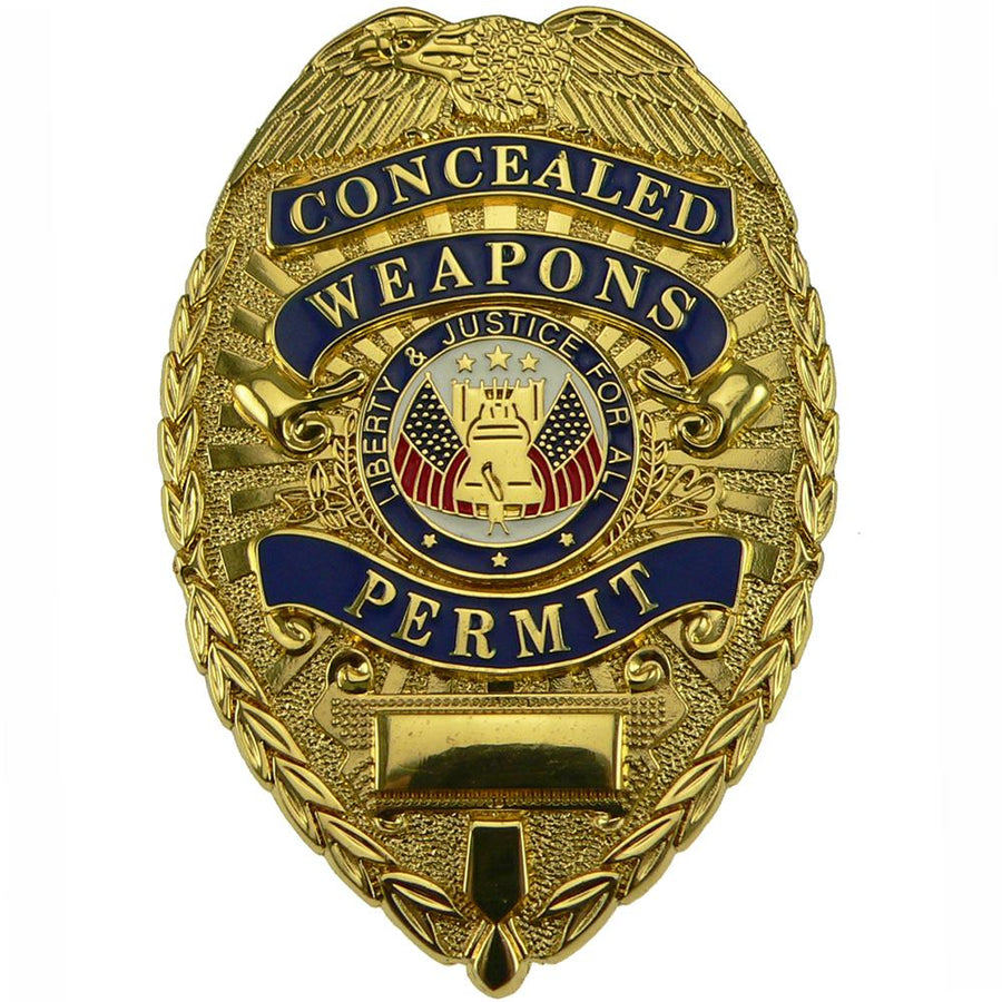 Rothco Concealed Weapons Permit Badge Gold