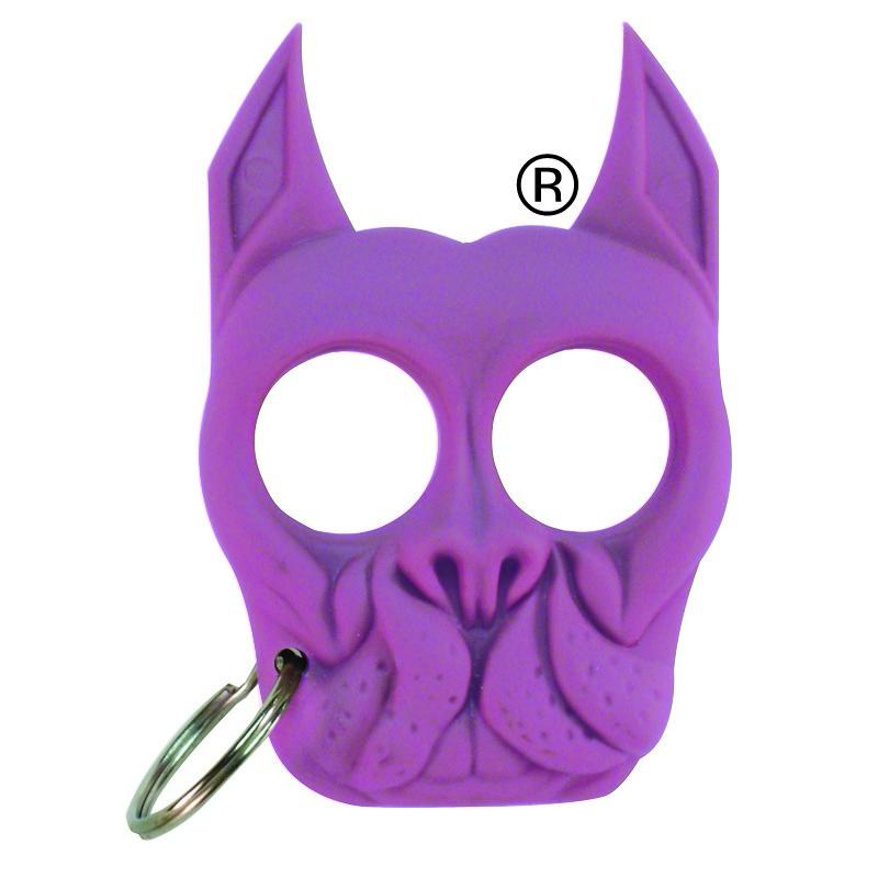 Brutus Bulldog Self-Defense Keychain Knuckle Weapon Purple