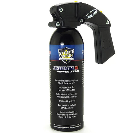 Streetwise™ 18 Pistol Grip Police Pepper Spray Fog 1 lb.