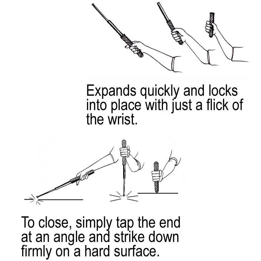 expandable baton how it works