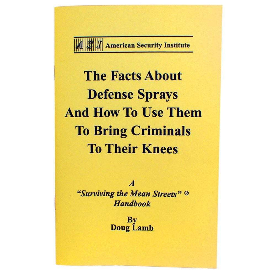 ASI How To Use Tactical Defense Sprays Handbook