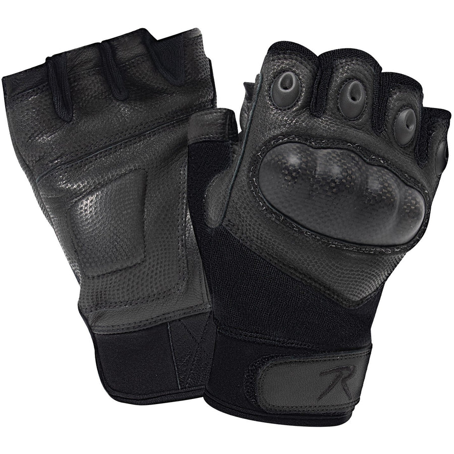 Rothco® Hard Knuckle Cut & Fire Resistant Fingerless Gloves S-XL