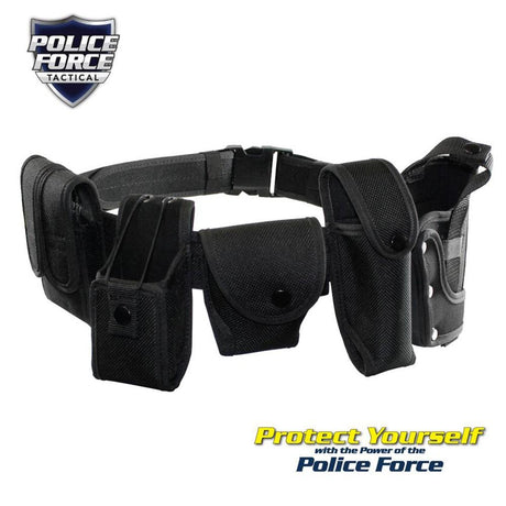 Police Force Tactical Adjustable Officer Duty Belt - Large