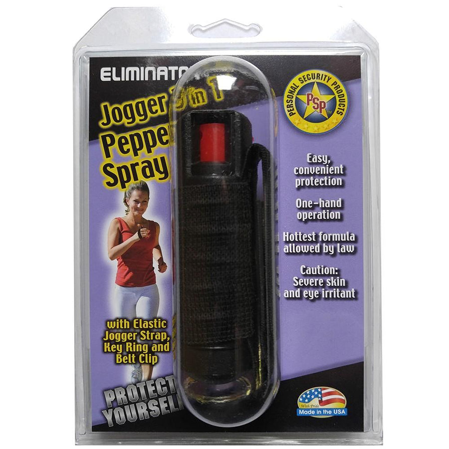 Eliminator™ 3-in-1 Hard Case Jogger Pepper Spray