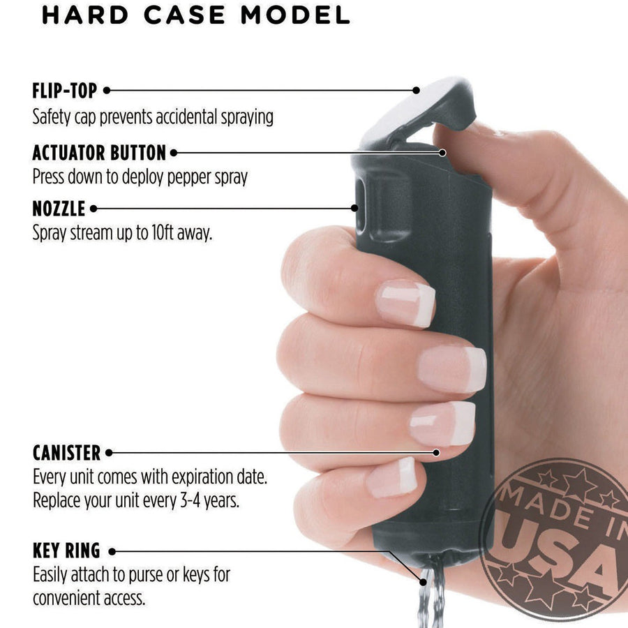 Mace® KeyGuard Hard Case Keychain Pepper Spray 12g