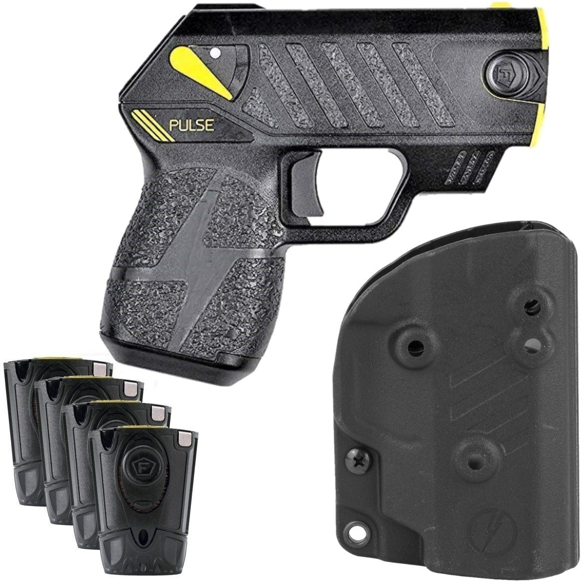 TASER® Pulse Shooting Stun Gun IWB/OWB Holster Bundle Pack The Home
