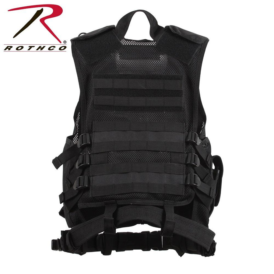 Rothco® Cross Draw Tactical Military Vest Black