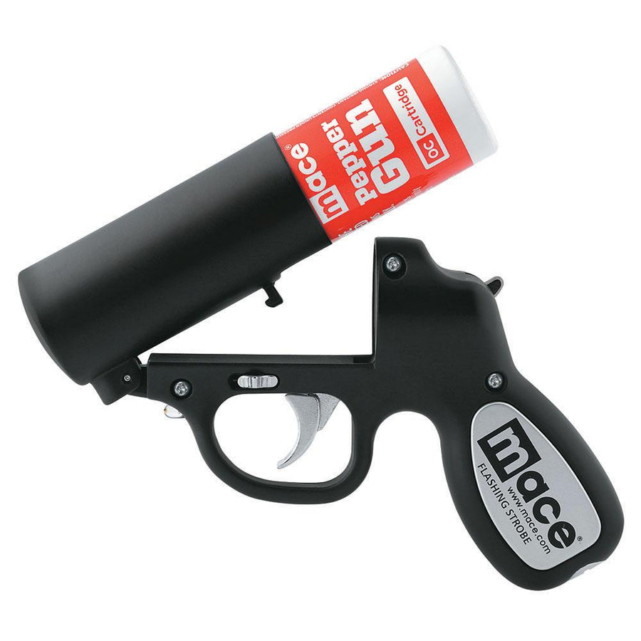 Mace® Pepper Gun Black w/ LED Strobe