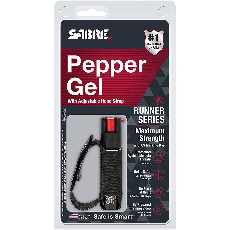SABRE® Red Runner Pepper Gel w/ Adjustable Hand Strap