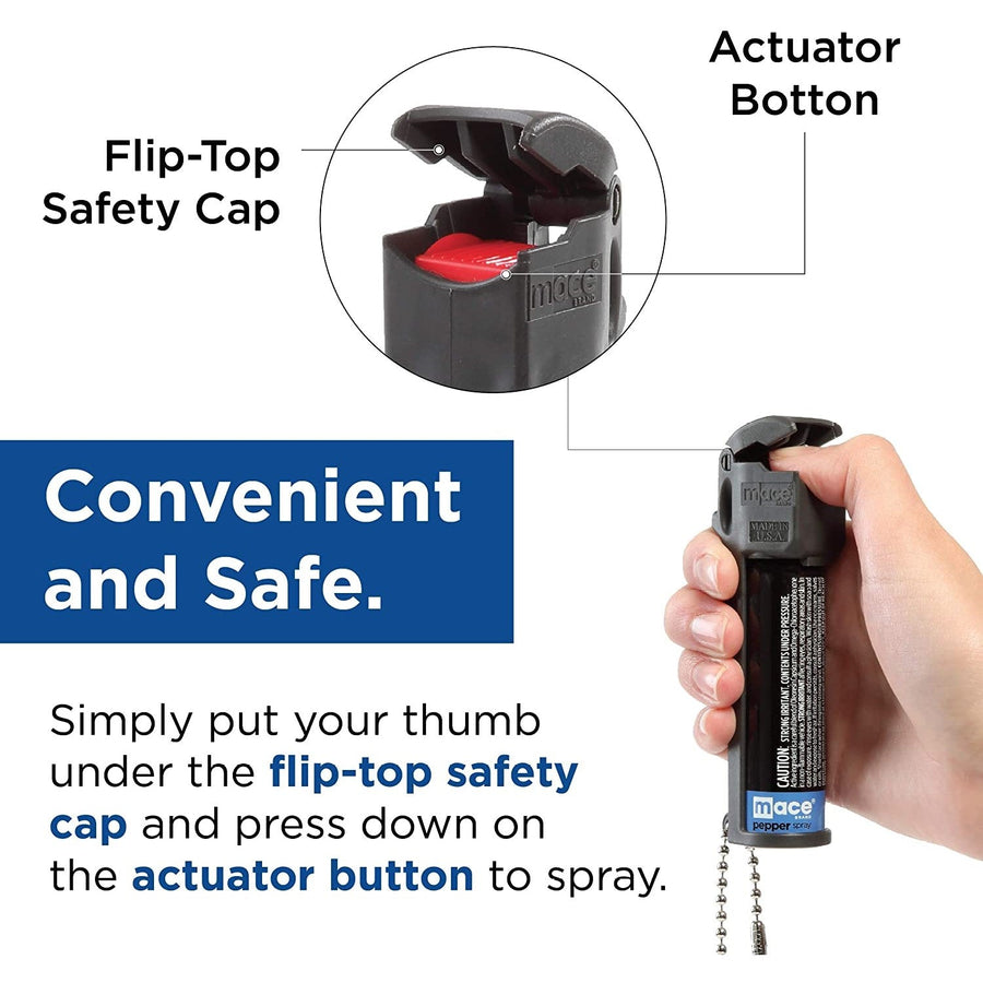 Mace® Triple Action™ Personal Keychain Pepper Spray 18g