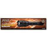 95M JOLT Rechargeable Police Stun Gun Flashlight in a packaging