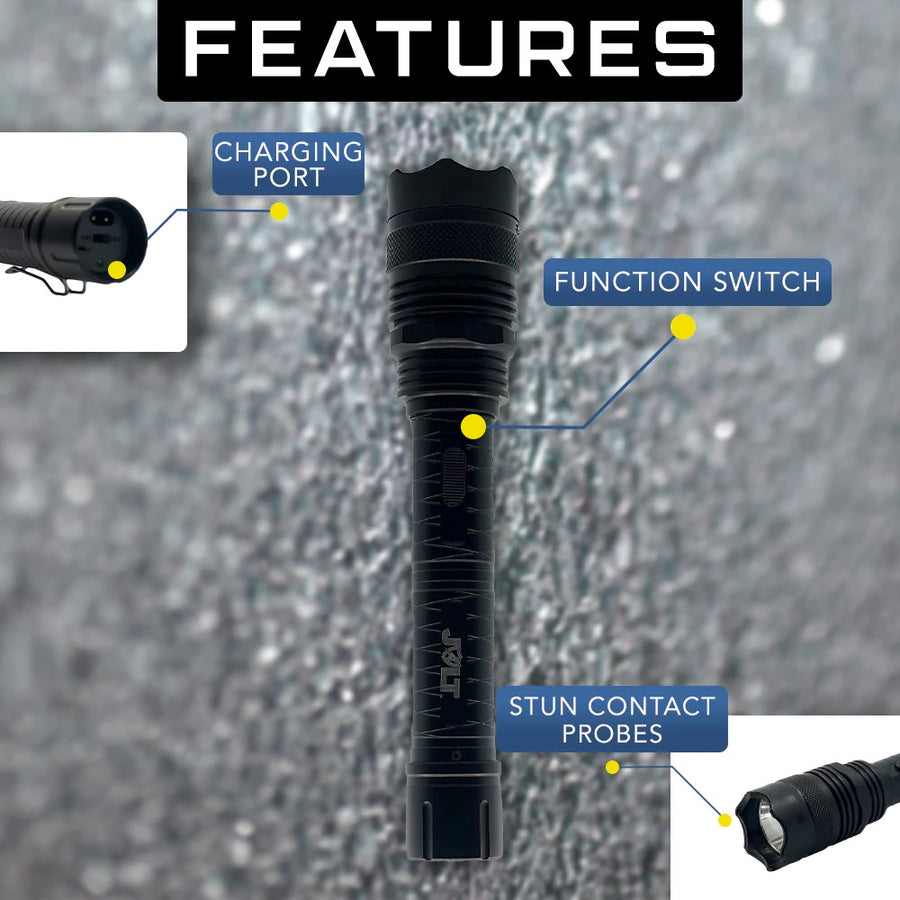 jolt stun gun flashlight features