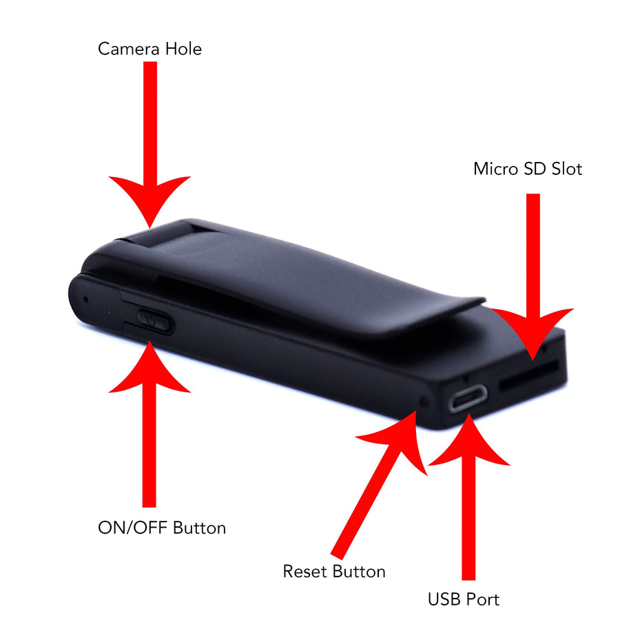 Mini Gadgets Pocket Clip Rotating Lens Hidden Spy Camera 1080p DVR - The  Home Security Superstore