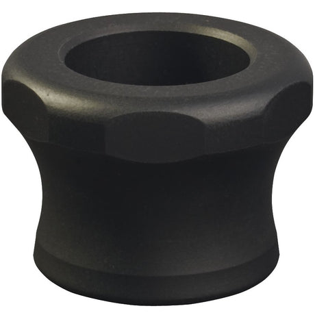 A black ASP Grip Baton Cap Replacement T Series