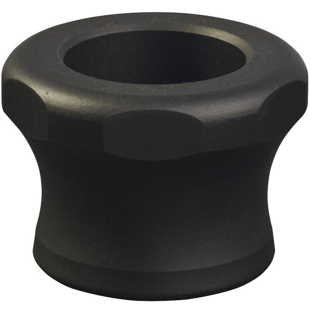 A black ASP Grip Baton Cap Replacement T Series