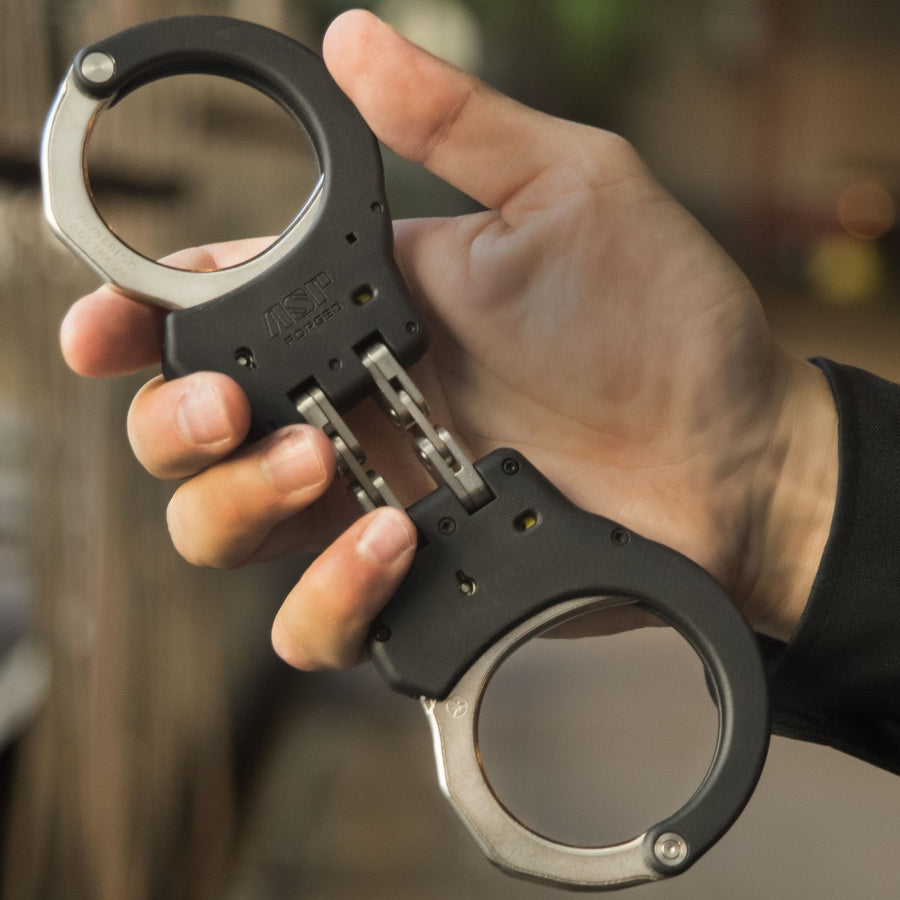 ASP® Ultra Double Lock Steel Hinge Handcuffs