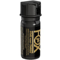 Side view of black 1.5 oz Five Point Three Police Pepper Spray from Fox Labs