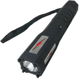 Black JOLT Lightning Rod Stun Flashlight with wrist strap