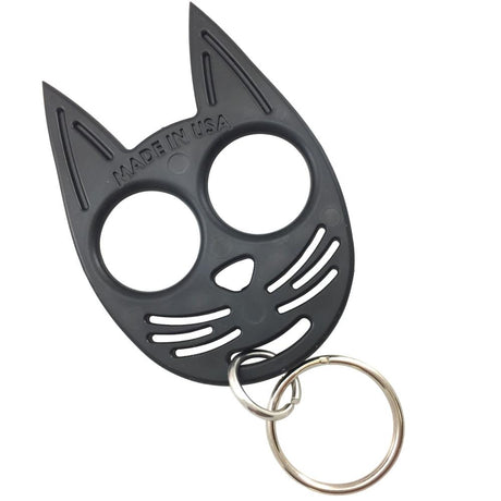 Black My Kitty Plastic Self-Defense Keychain Weapon with keyring