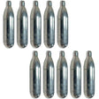 A 10 pack of Silver Byrna 12 Gram CO2 Cartridges & Oiler 
