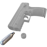 A piece of Byrna 8 Gram CO2 Cartridges & Oiler be inserted to projectile gun