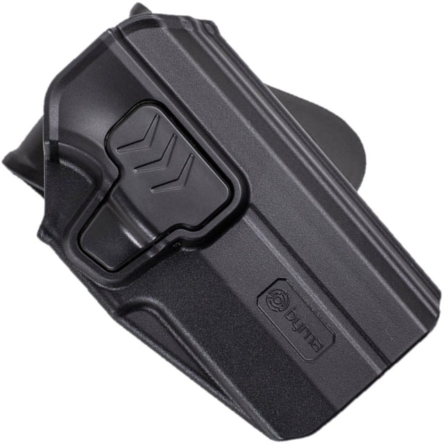 An empty black Byrna Level II Molded Waistband Projectile Gun Holster