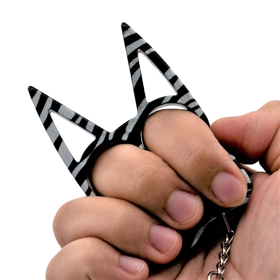 WeaponTek™ Cat Keychain SelfDefense Metal Knuckle Weapon The Home