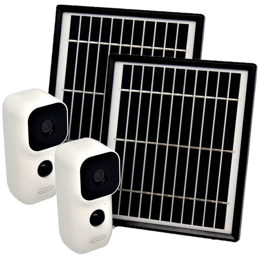 SG Home® IR Indoor/Outdoor Solar Security Camera Kit 1080p HD WiFi