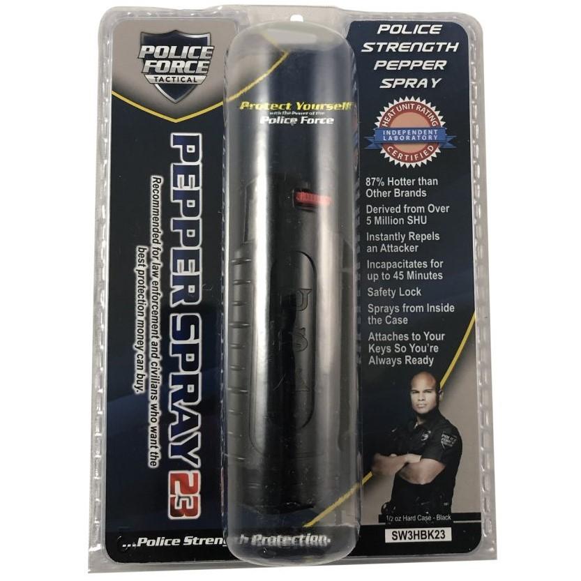 Police Force Tactical 23 Hard Shell Keychain Pepper Spray