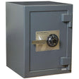 Grey Closed Hollon 2015C B-Rated Combination Dial Lock Cash Safe