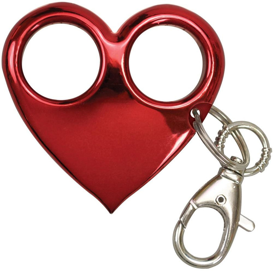 heart self defense keychain
