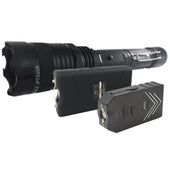 JOLT Ultimate Rechargeable LED Stun Gun Bundle Pack - Cheap Flashlights