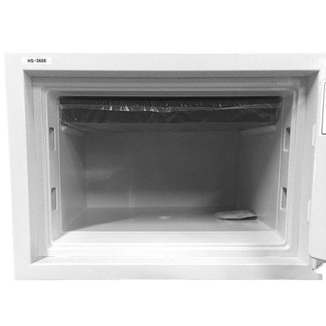 An inside of a Hollon 360E Fireproof Electronic Keypad Lock Home Safe
