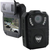 Police Force Tactical Rechargeable Night Vision Body Camera Pro 1080p DVR - Body Worn Spy Cameras