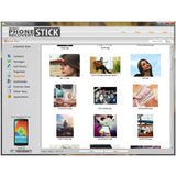 Paraben's Phone Recovery Stick software interface displaying recovered image files from an Android phone