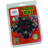 4-Pack Peace Keeper Gun Trigger Safety Locks w/ Keys in packaging