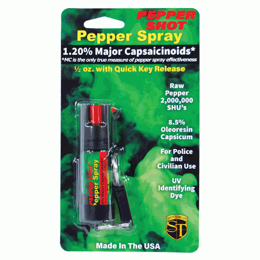 pepper shot pepper spray packaging